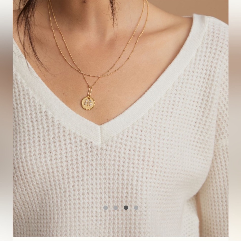 ✨Anthropologie Maeve Cross Back Sweater ✨ 
Ivory, Size: XL ✨NWT!✨ - Picture 3 of 4